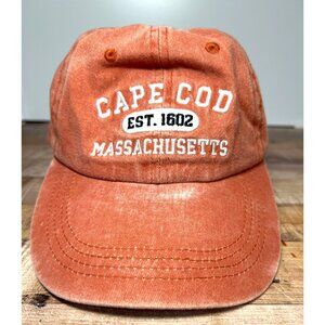 Cape Cod Massachusetts Established 1602 Vintage Washed Baseball Cap